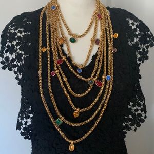 Vintage jewel necklace